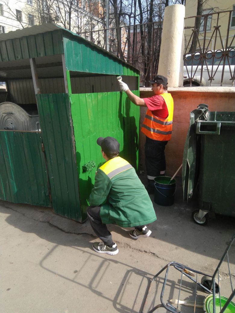 Месячник весеннего благоустройства в Басманном районе