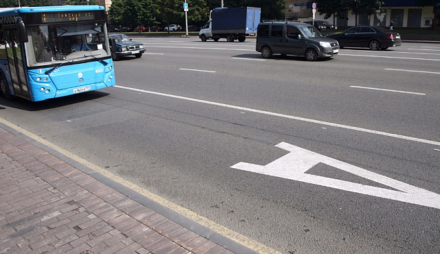 Выделенная полоса для автобусов появится на улице района